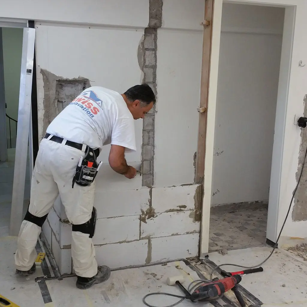 Swiss Renovation - Mauer-Arbeit